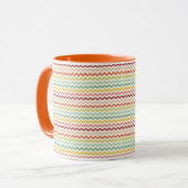 Chevron-Muster 4 Tasse (Vorderseite Links)