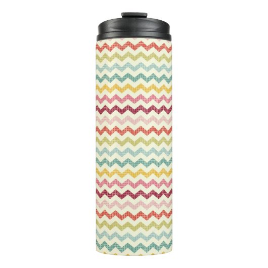 Chevron-Muster 4 Thermosbecher (Vorderseite)