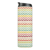 Chevron-Muster 4 Thermosbecher (Nach rechts gedreht)