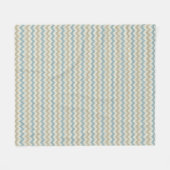 Chevron-Muster auf Leinenstruktur Fleecedecke (Vorderseite (Horizontal))