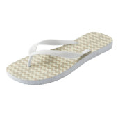 Chevron-Muster Badesandalen (Schrägansicht)