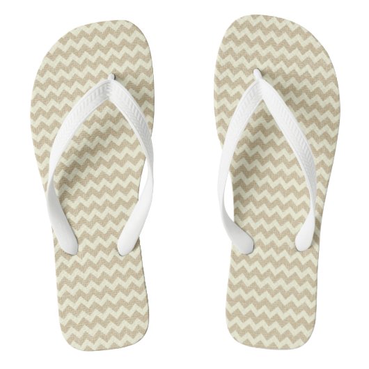 Chevron-Muster Badesandalen (Fußbett)