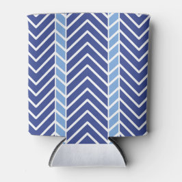 Chevron-Muster Blau Dosenkühler