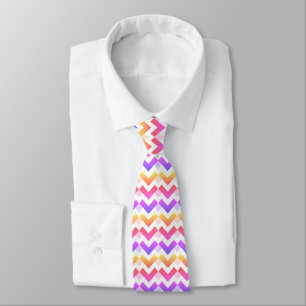 Chevron-Muster-Blüte Krawatte