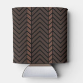 Chevron-Muster Braun Dosenkühler (Rückseite)