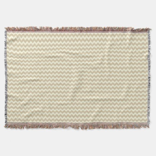 Chevron-Muster Decke (Vorderseite)