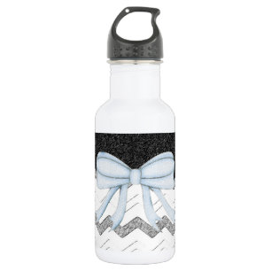 Chevron-Muster-Duschparty-Büro-Schicksal Edelstahlflasche