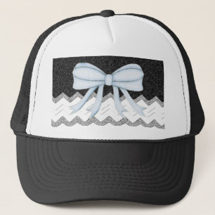 Chevron-Muster-Duschparty-Büro-Schicksal Truckerkappe