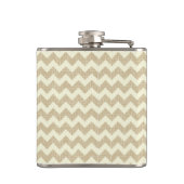Chevron-Muster Flachmann (Rückseite)