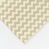 Chevron-Muster Fleecedecke (Ecke)