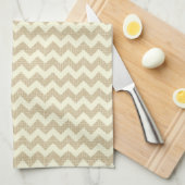 Chevron-Muster Geschirrtuch (Viertel Falte)