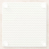 Chevron-Muster Glasuntersetzer (Rückseite)
