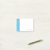 Chevron-Muster Hintergrund Post-it Klebezettel (Auf Schreibtisch)
