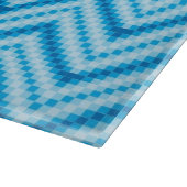 Chevron-Muster-Hintergrund Schneidebrett (Ecke)