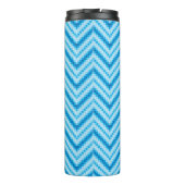 Chevron-Muster-Hintergrund Thermosbecher (Rückseite)