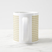 Chevron-Muster Jumbo-Tasse (Rückseite)