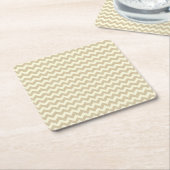 Chevron-Muster Rechteckiger Pappuntersetzer (angewinkelt)