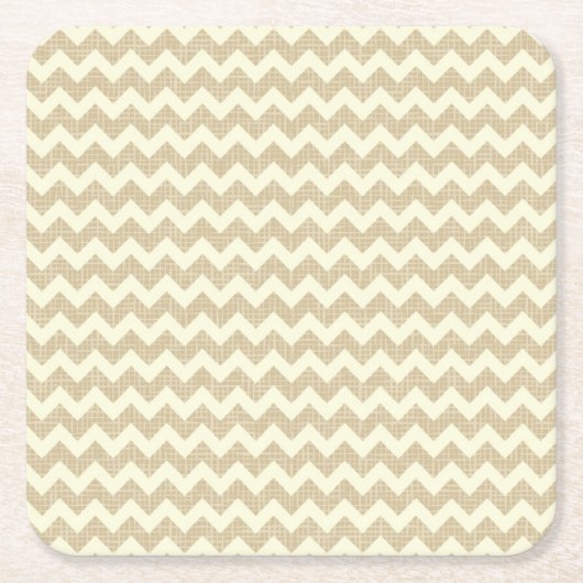 Chevron-Muster Rechteckiger Pappuntersetzer (Vorderseite)