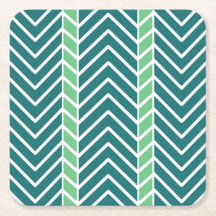 Chevron-Muster Teal