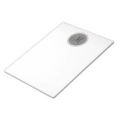 Chevron-Muster-Zickzack-Memo-Monogramm Notizblock (angewinkelt)