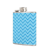 Chevron-Musterhintergrund Flachmann (Links)