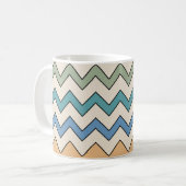 Chevron Nature Vibes Kaffeetasse (Vorderseite Links)