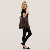 Chevron Pattern Brown Tasche (Am Model)