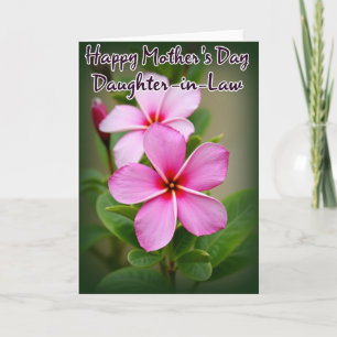 Chevron Pretty Flower Liebeskarte Karte