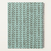 Chevron-Streifen - Salbeigrün Planer (Rückseite)
