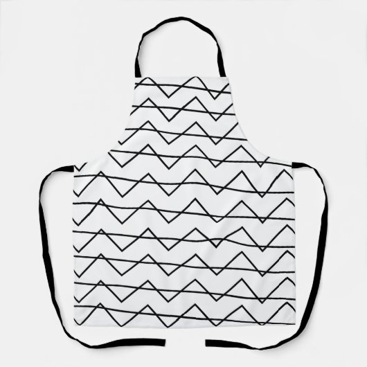 Chevron Streifen Schürze (Vorderseite)