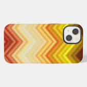 Chevron-Streifenmuster iPhone Hülle (Rückseite (Horizontal))