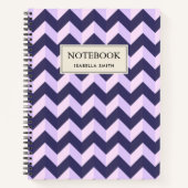 Chevron Violet Notizblock (Vorderseite)