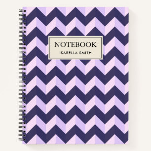 Chevron Violet Notizblock