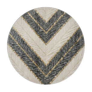 Chevron-Zickzack-Glamourmuster Schneidebrett