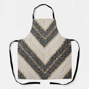 Chevron-Zickzack-Glamourmuster Schürze