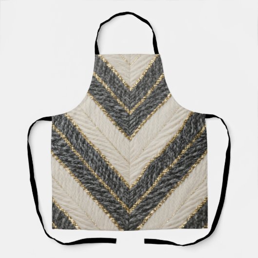 Chevron-Zickzack-Glamourmuster Schürze (Vorderseite)
