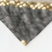 Chevron Zigzag Glam Pattern Fleecedecke (Ecke)