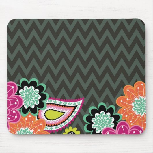 CHEVRONFLOWERS MousePad (Vorne)