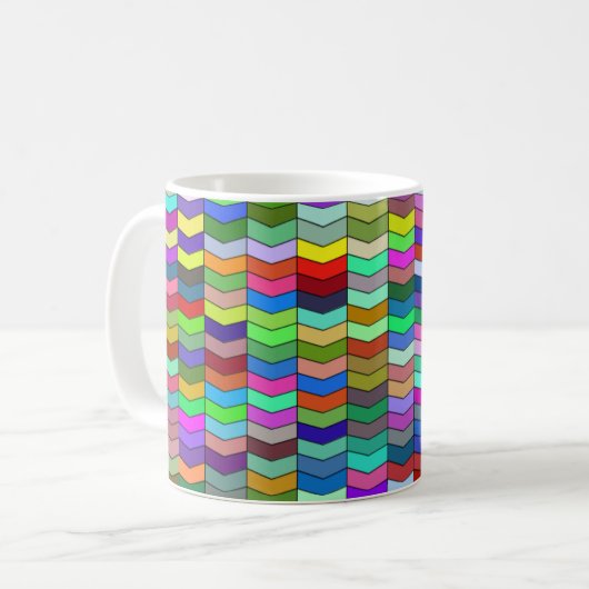 Chevrons 11oz Tasse (Vorderseite Links)