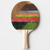 "Chevrons" Abstraktes Design Ping Pong Paddle Tischtennis Schläger (Vorderseite)