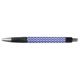 Chevrons Blue White Extravagant Kugelschreiber