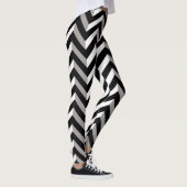 Chevrons Geometrische optische Illusion Leggings (Rechts)