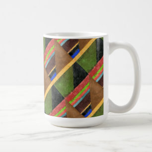 "Chevrons" geteerte abstrakte Design-Tasse Kaffeetasse