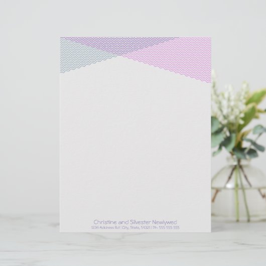 Chevrons, Kopfhaut Briefkopf (Stehend Vorderseite)