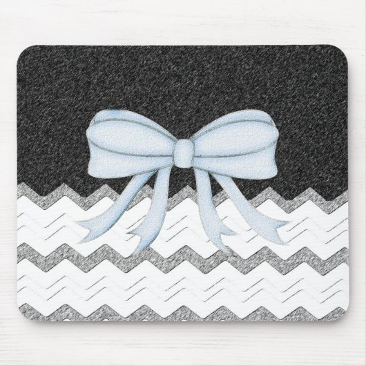 Chevrons Muster Dusche Party Office Destiny Mousepad (Vorne)