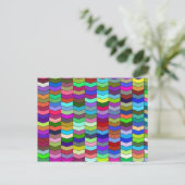 Chevrons Postcard Postkarte (Stehend Vorderseite)
