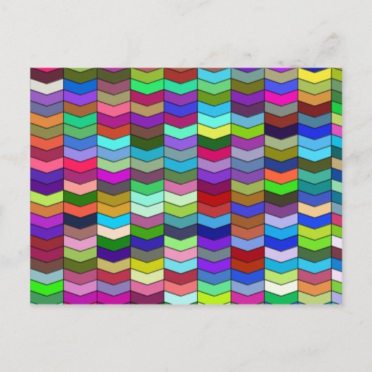 Chevrons Postcard Postkarte (Vorderseite)