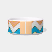 Chevrons Stripes Pattern Office Peace Love Destiny Napf (Rückseite)