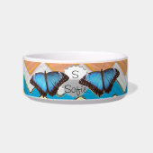 Chevrons Stripes Pattern Office Peace Love Destiny Napf (Vorderseite)