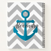 Chevrons und Anchor Notizblock (Rückseite)